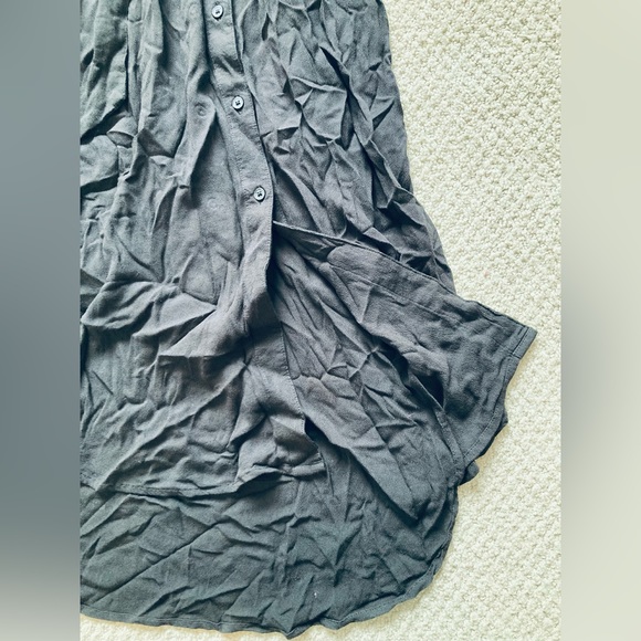 Old Navy black button down midi dress size XS - Picture 8 of 8